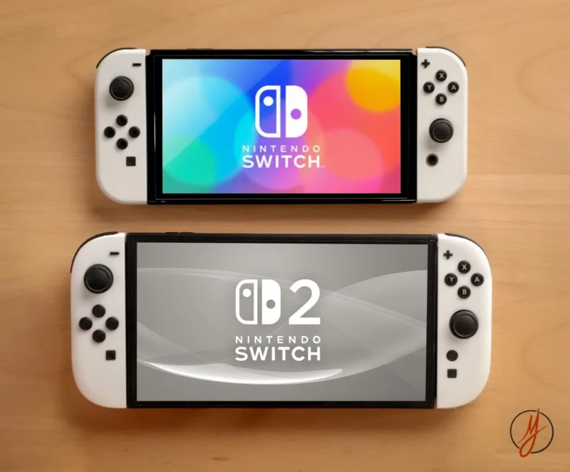 @mjayerが現行モデルとSwitch2を比較した画像