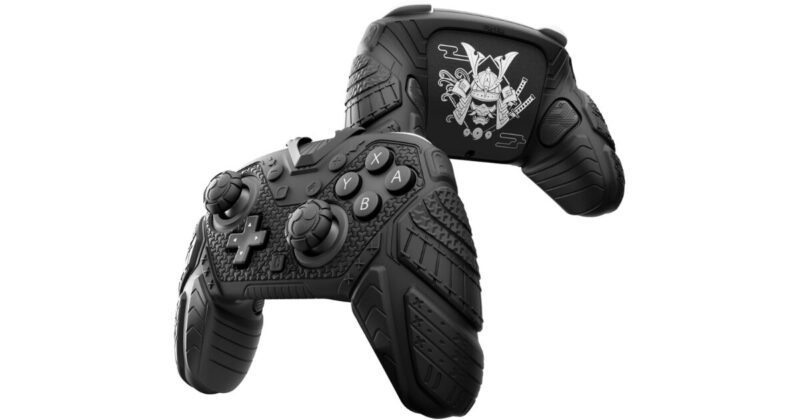 PlayVital サムライアーマー Switch2 Proコントローラーカバー 正面・背面